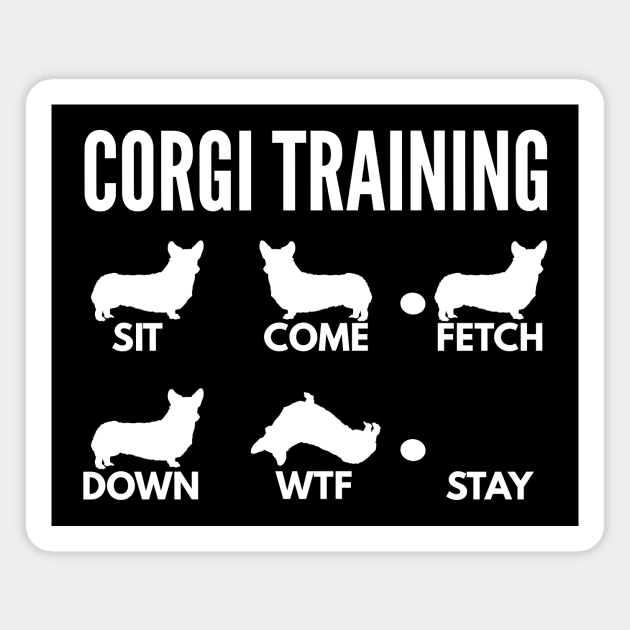 Cogi Training Pembroke Welsh Corgi Tricks Magnet by DoggyStyles